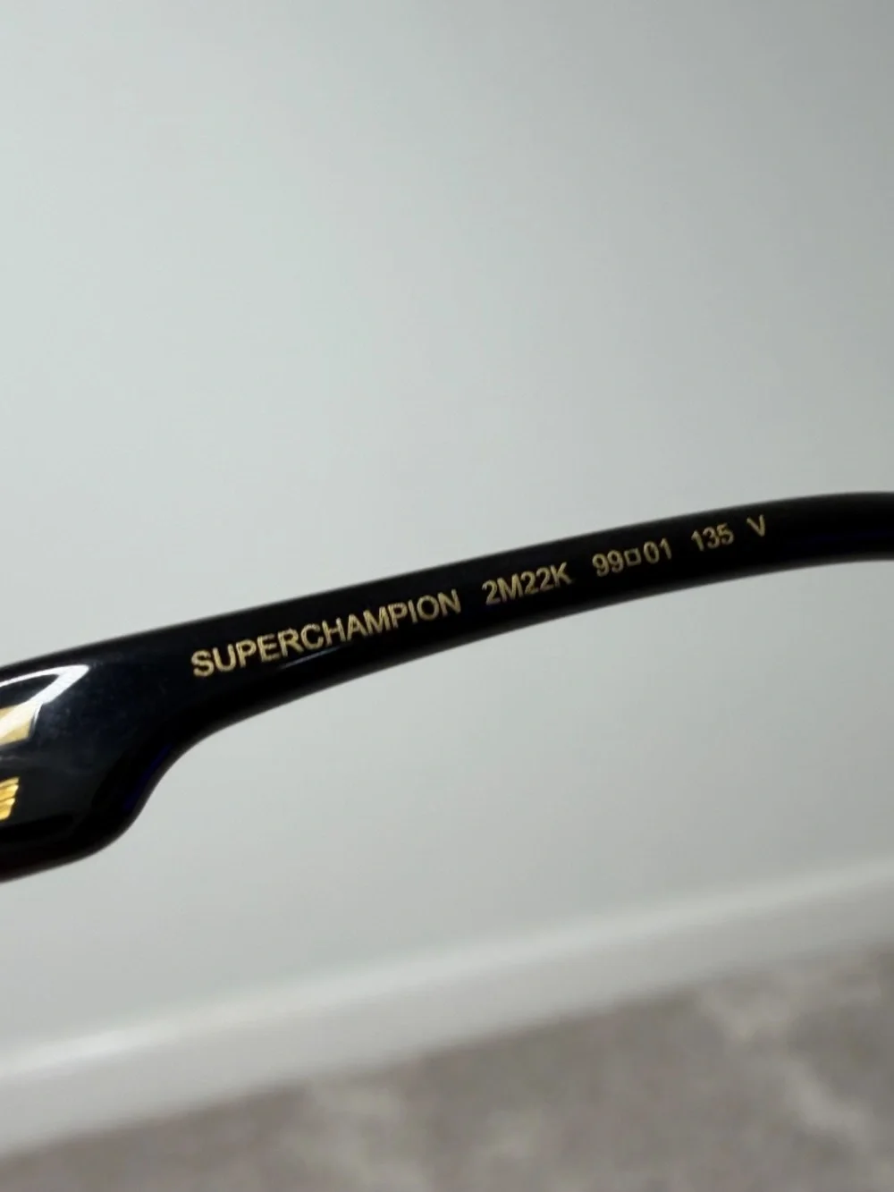 NWT Carrera Super Champion Black Gold Sunglasses